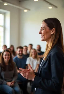 confiance, liberté et expression dans une prise de parole en public