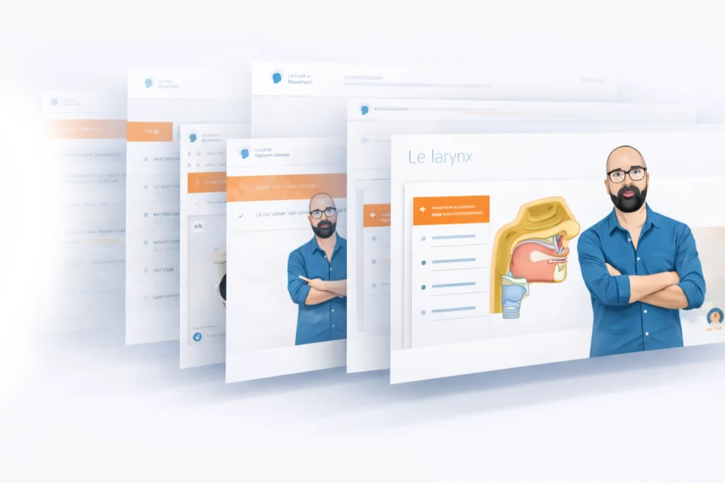 images de la formation au chant Le Chant en Mouvements