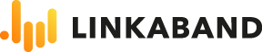 LinkaBand logo: orange vertical bars forming a stylized icon next to the word LINKABAND.