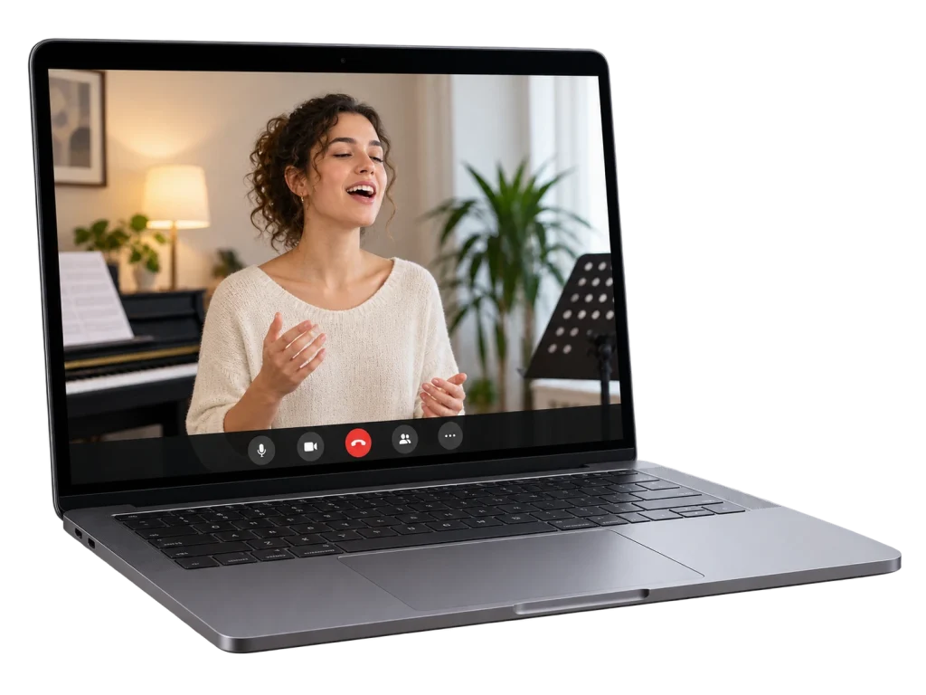 Cours de chant en visio - cours de chant en ligne